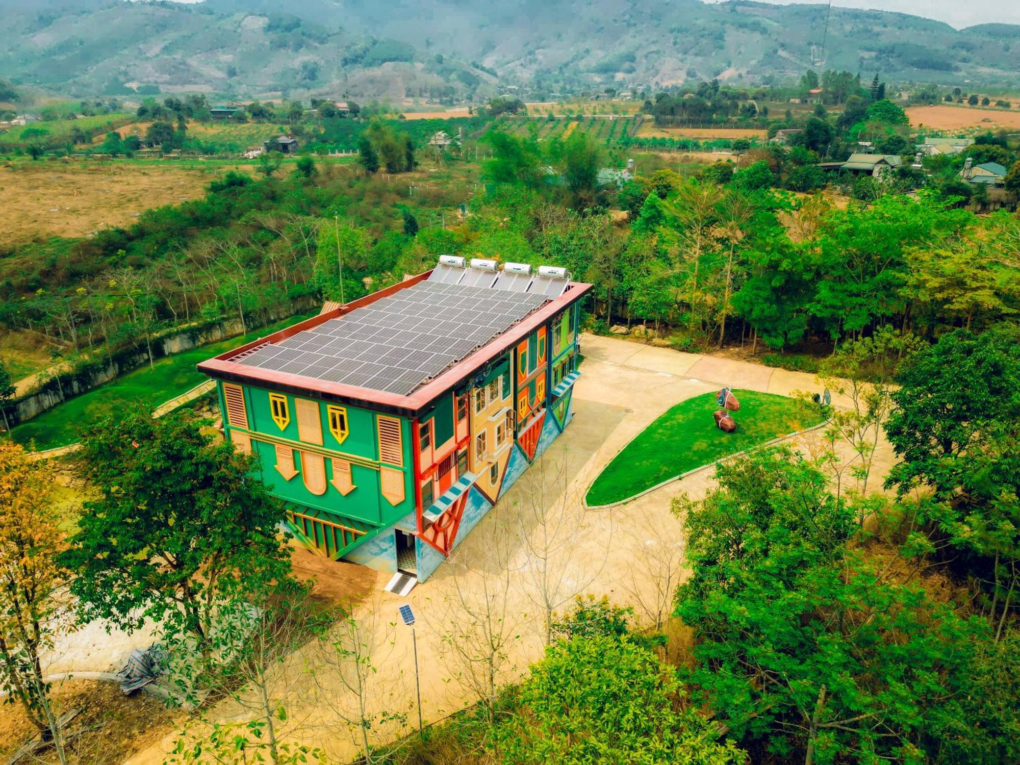 Villa Cánh Cam Cao Phong Esterno foto
