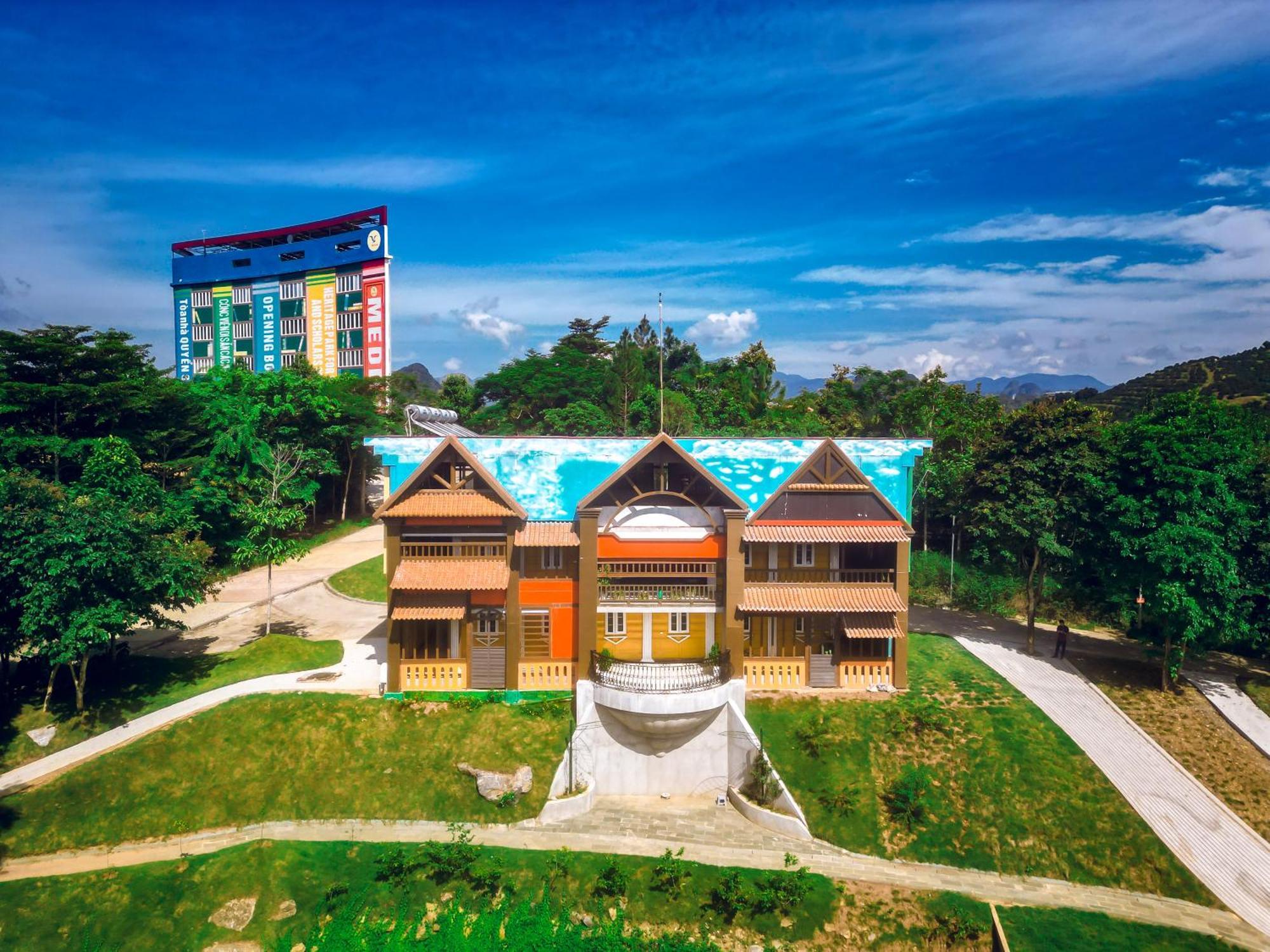 Villa Cánh Cam Cao Phong Esterno foto