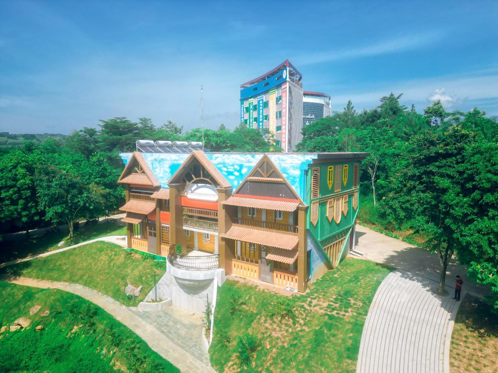 Villa Cánh Cam Cao Phong Esterno foto