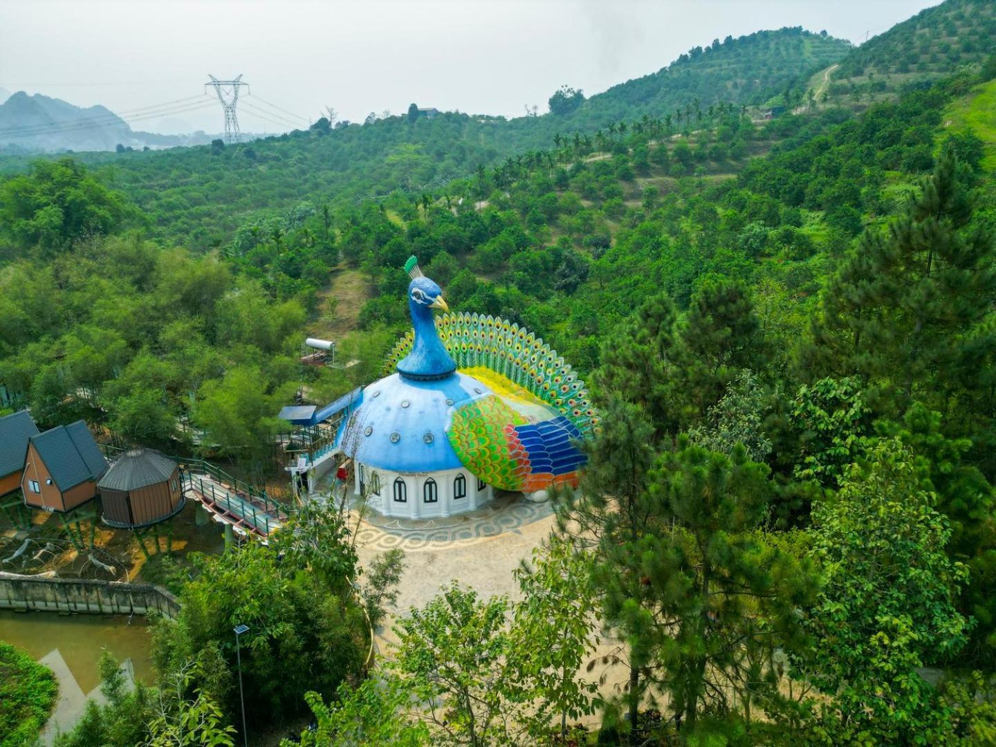 Villa Cánh Cam Cao Phong Esterno foto