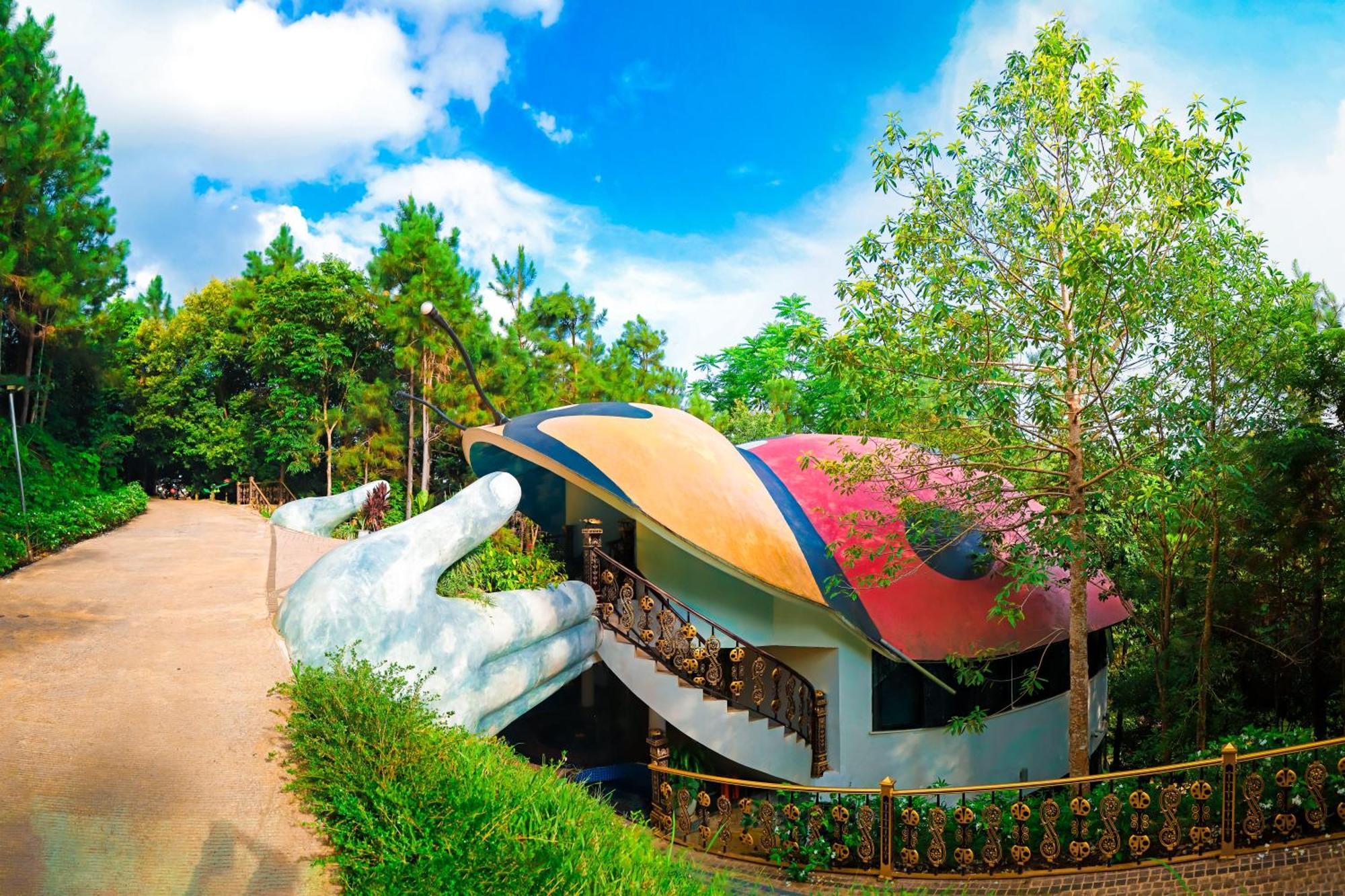 Villa Cánh Cam Cao Phong Esterno foto