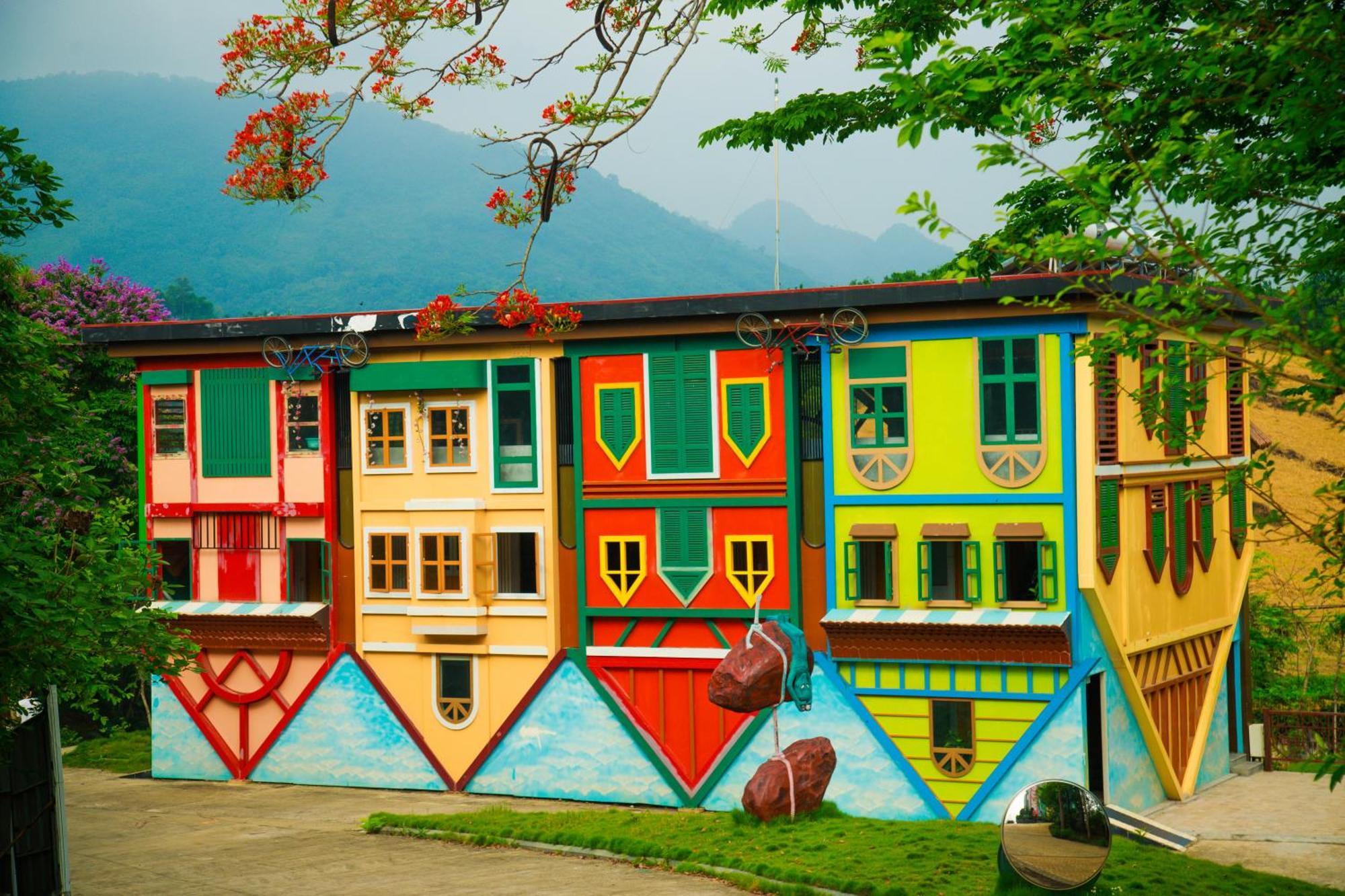Villa Cánh Cam Cao Phong Esterno foto